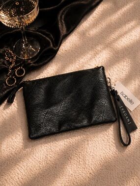 NWT Isabella PETA-Approved Vegan Leather Wristlet Clutch